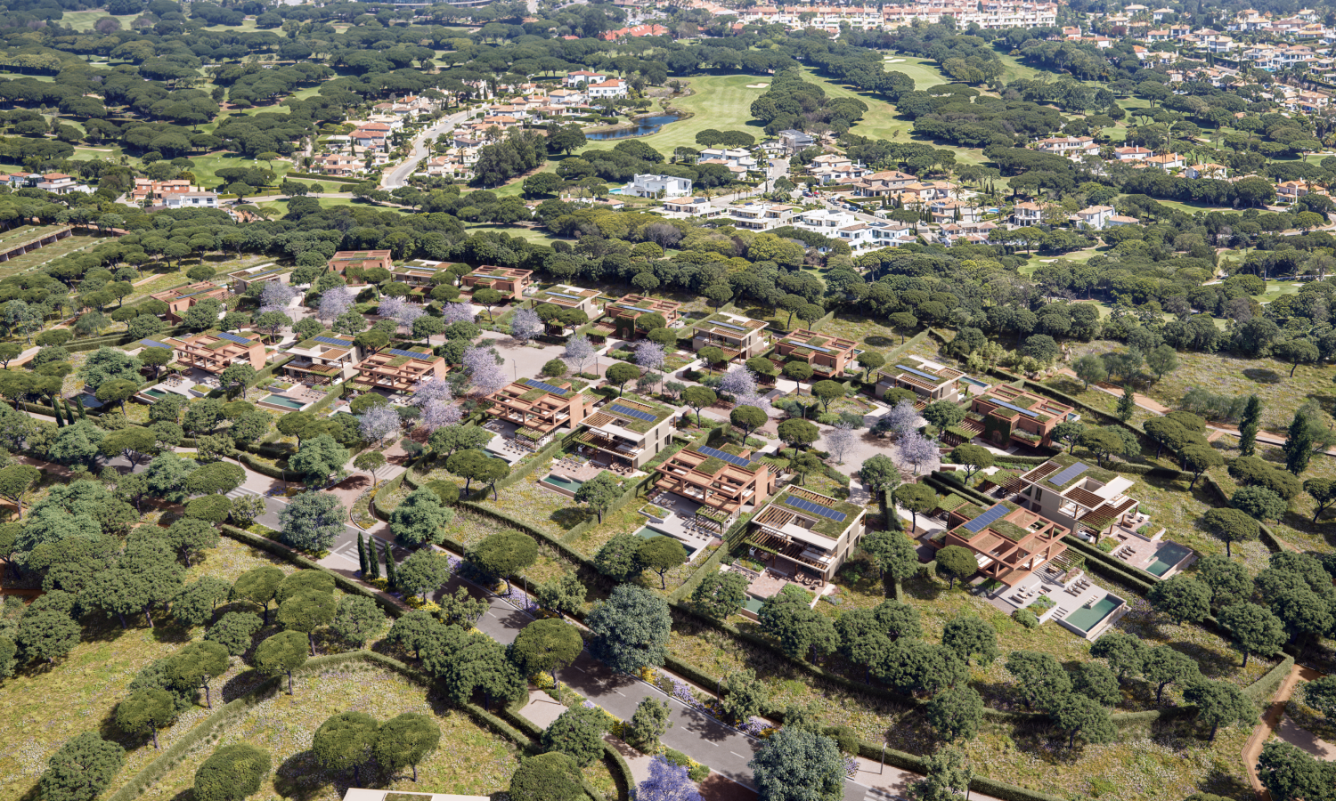 Aerial view of Arcaya